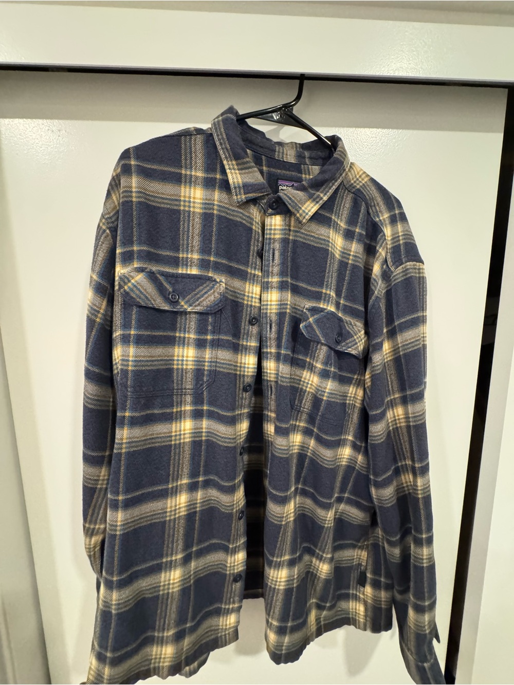 Patagonia Plaid Button-Up Shirt Jacket